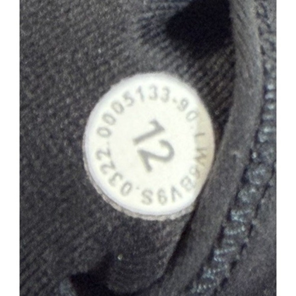 Lululemon Wunder Train High Rise Tights 24" Black Women's 12 Crop Contour - Picture 4 of 8